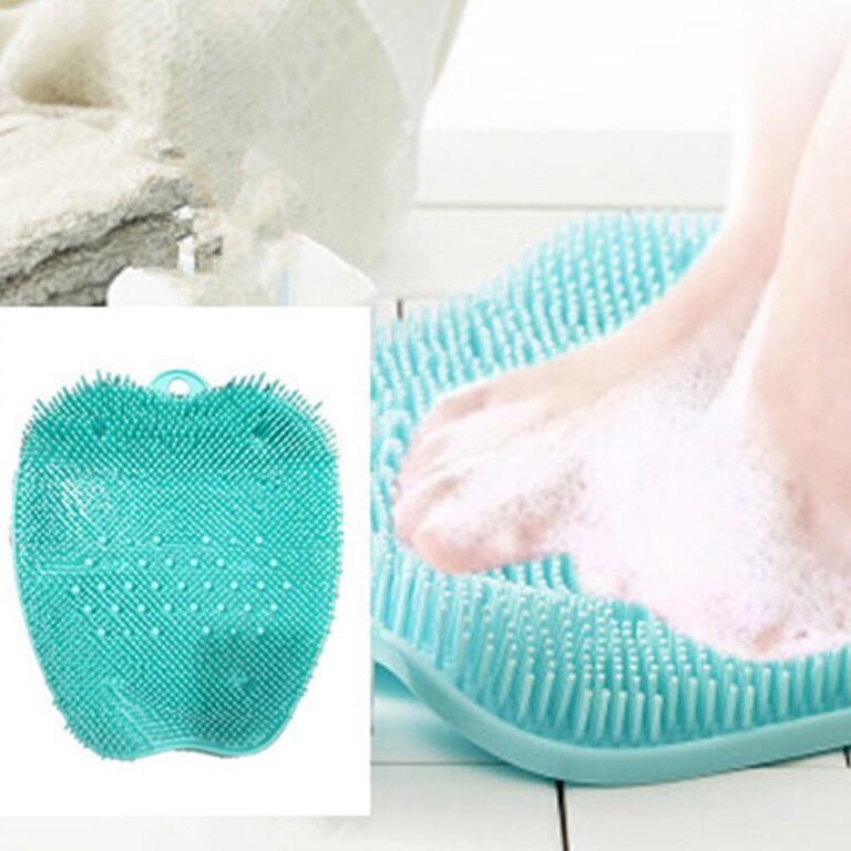 Foot Scrubber Cleaner Massager Acupressure Mat With Non-Slip Suction ...