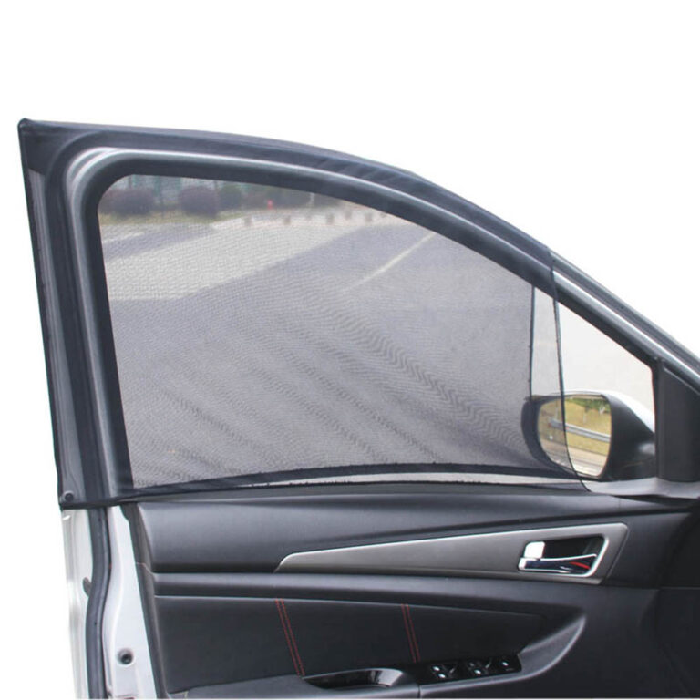 Universal High Quality Stretch Mesh Car Windshield Sun Shade (2 Pcs ...