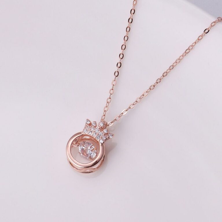 Beating Heart Crown Necklace - Funiyou