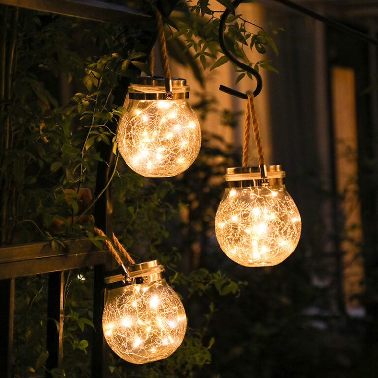Decorative Hanging Solar Glass Jar Lights for Trees - Funiyou