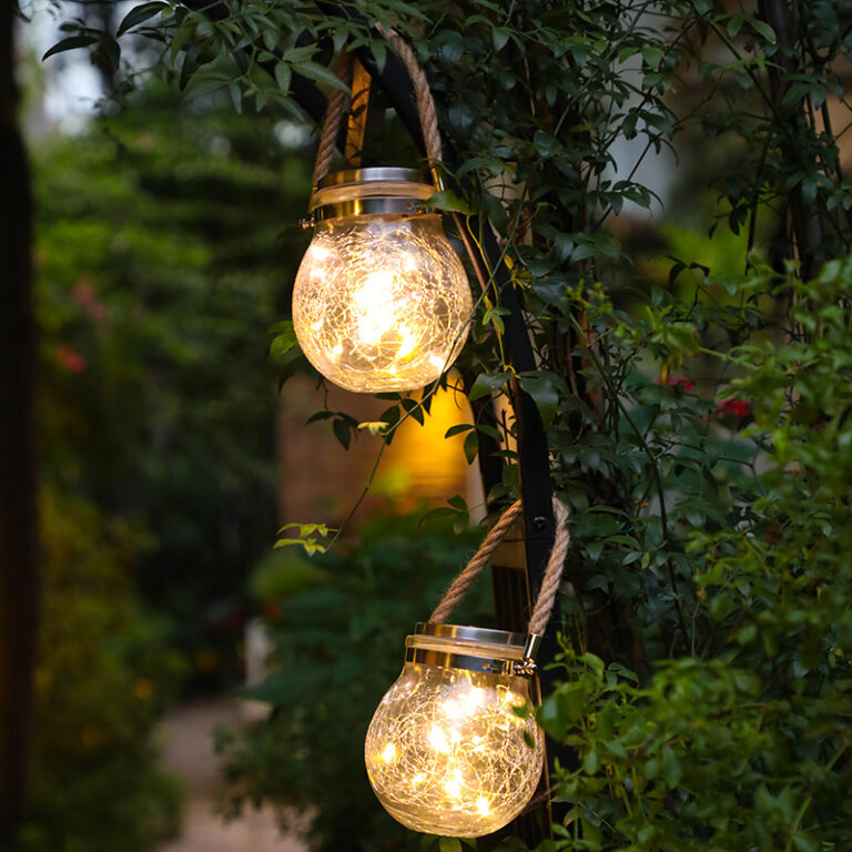 Decorative Hanging Solar Glass Jar Lights for Trees - Funiyou