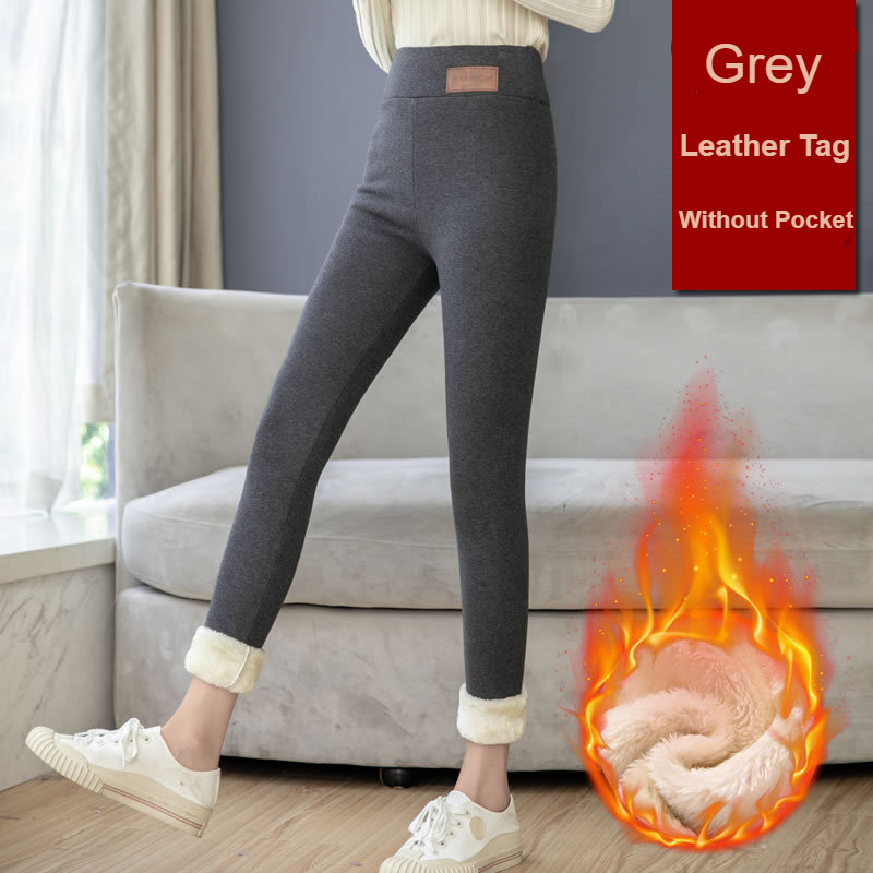 Women Warm Thick Cashmere Wool Trousers Pants - Funiyou