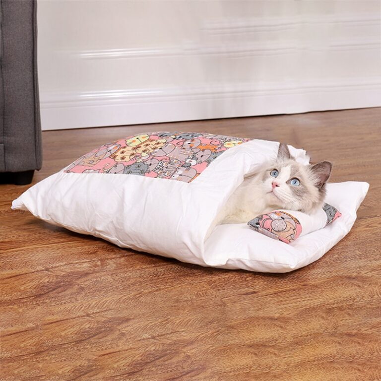 Removable Dog Cat Bed Cat Sleeping Bag - Funiyou