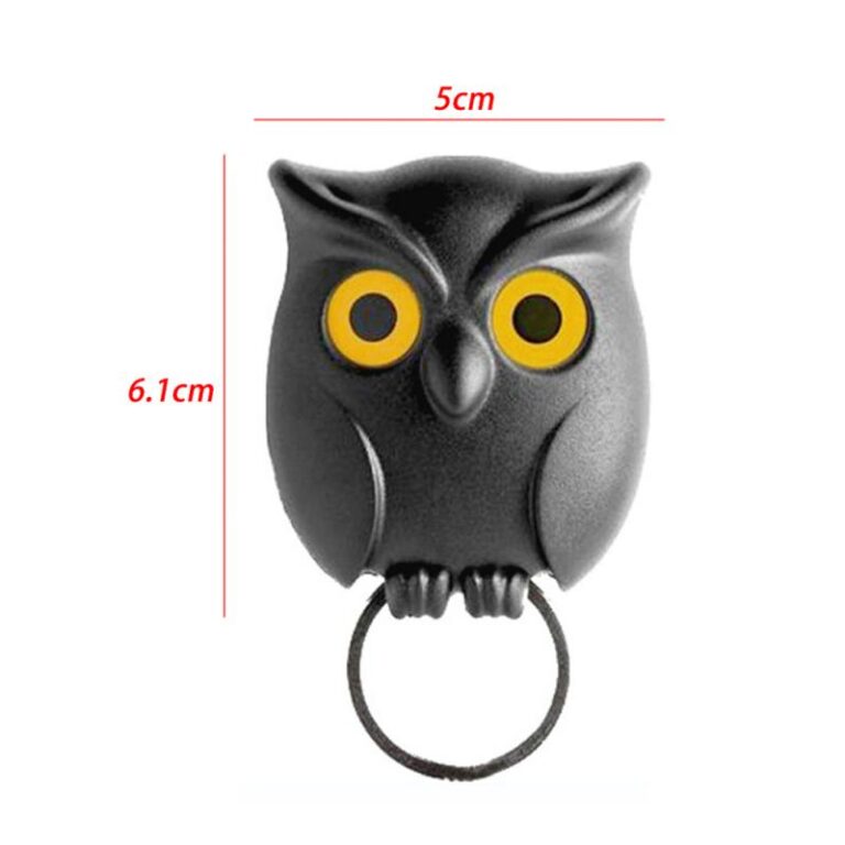 Creative Owl Wall Mounted Magnetic Key Holder - Funiyou